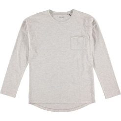 Koszulka w kolorze jasnoszarym. Szare t-shirty chłopięce Schiesser Boys, bez wzorów, z bawełny, z długim rękawem. W wyprzedaży za 42,95 zł.