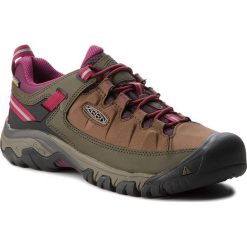 Trekkingi KEEN - Targhee Exp Wp 1018556 Canteen/Grape Wine. Brązowe buty trekkingowe damskie marki Keen. W wyprzedaży za 329,00 zł.