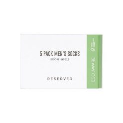Skarpety z bawełną organiczną 5 pack - Biały. Białe skarpetki męskie Reserved, bez wzorów, z bawełny. Za 39,99 zł.