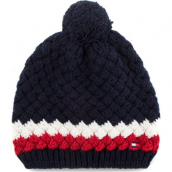 Czapka TOMMY HILFIGER - Bubble Beanie AM0AM03991 901. Niebieskie czapki zimowe damskie TOMMY HILFIGER, z materiału. Za 229,00 zł.