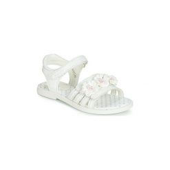 Sandały Dziecko Geox J SANDAL KARLY GIRL. Białe sandały dziewczęce Geox, bez zapięcia. Za 259,00 zł.