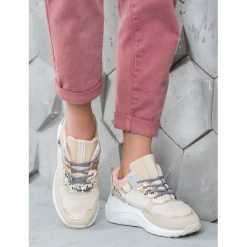 Sneakersy snake print. Sneakersy damskie SHELOVET, ze skóry ekologicznej. Za 79,00 zł.