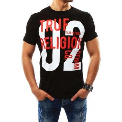 T-shirty męskie z nadrukiem: T-shirt męski z nadrukiem czarny (rx2265)