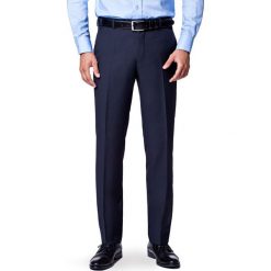 Spodnie Business Mix Granat. Garnitury męskie LANCERTO, s, bez wzorów, z wełny, eleganckie. Za 299,90 zł.