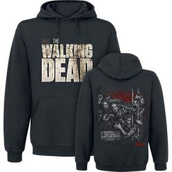 The Walking Dead Walkers Fence Bluza z kapturem czarny. Czarne bluzy męskie marki The Walking Dead, s, z nadrukiem, z kapturem. Za 164,90 zł.