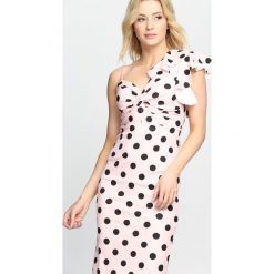 Sukienki: Różowa Sukienka Retro Woman