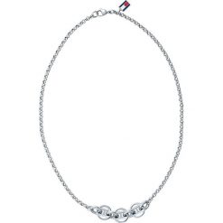 Naszyjnik "Finec" z elementem ozdobnym - dł. 45 cm. Szare naszyjniki damskie TOMMY HILFIGER, ze stali. W wyprzedaży za 179,95 zł.