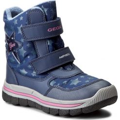 Kozaki dziewczęce: Śniegowce GEOX – J Overl. G. B Abx A J740FA 0NFFU C4268 Navy/Fuchsia