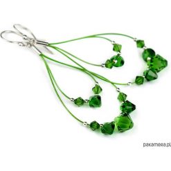 Wiosenne millennium Kryształ Swarovski kolczyki. Szare kolczyki damskie marki Pakamera, z kryształem. Za 139,00 zł.