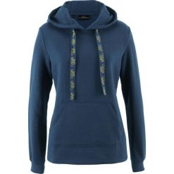 Bluzy damskie: Bluza dresowa bonprix ciemnoniebieski