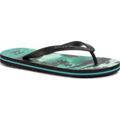 Japonki BILLABONG - Tides Sundays S5FF25BIP0 Aqua 804. Czarne klapki męskie Billabong, z tworzywa sztucznego, bez zapięcia. W wyprzedaży za 79,00 zł.