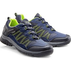 Buty trekkingowe damskie: Buty trekkingowe z membraną comfortex bonprix ciemnoniebiesko-żółty