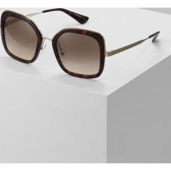 Prada Okulary przeciwsłoneczne havana. Brązowe okulary przeciwsłoneczne damskie aviatory Prada. Za 979,00 zł.
