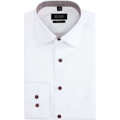 Koszula bexley 2801/2 długi rękaw slim fit biały. Białe koszule męskie slim Recman, m, z długim rękawem. Za 139,00 zł.