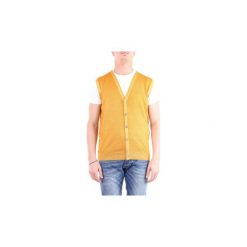 Swetry rozpinane / Kardigany Tagliatore ROD502GSI1805. Żółte swetry męskie Tagliatore, m, bez wzorów. Za 534,90 zł.