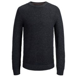 Jack&Jones Męska Bluza Jordale Knit Crew Neck Total Eclipse Knit (Rozmiar M). Czarne bluzy męskie marki Jack&Jones, m. W wyprzedaży za 96,00 zł.