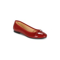 Baleriny Betty London VROLA. Czerwone baleriny damskie Betty London, bez wzorów, bez obcasa. Za 239,00 zł.