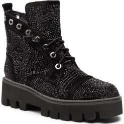 Trapery ALMA EN PENA - I20462 Crosta Black. Czarne trapery damskie Alma en Pena, ze skóry, bez obcasa, bez zapięcia. Za 689,00 zł.