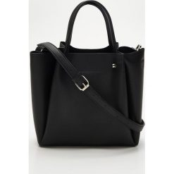 Torba shopper mini - Czarny. Czarne torby damskie na zakupy House, bez wzorów, bez dodatków. Za 69,99 zł.