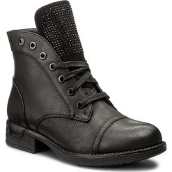 Botki JENNY FAIRY - WS16132-29 Czarny. Czarne buty zimowe damskie marki Jenny Fairy, z materiału, na obcasie. Za 129,99 zł.