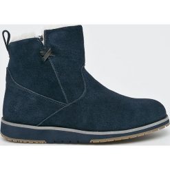 Emu Australia - Botki Beach Mini. Niebieskie śniegowce damskie EMU Australia, z wełny, bez zapięcia. W wyprzedaży za 439,90 zł.