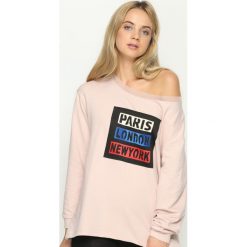 Bluzy damskie: Różowa Bluza Best City