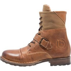 Buty zimowe męskie: Bugatti Botki sznurowane cognac