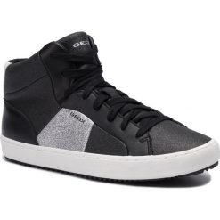 Sneakersy GEOX - J Kalispera G. P J944GP 0CD54 C9999 D Black. Czarne sneakersy damskie Geox, ze skóry ekologicznej. W wyprzedaży za 199,00 zł.