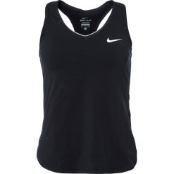 Nike Performance TEAM PURE Koszulka sportowa noir/blanc. Czarne topy sportowe damskie Nike Performance, s, z elastanu. Za 139,00 zł.