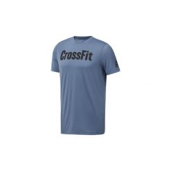 T-shirty z krótkim rękawem Reebok Sport CrossFit Speedwick F.E.F. Graphic Koszulka. Niebieskie koszulki męskie marki Reebok Sport, s, bez wzorów, sportowe, bez kołnierzyka, krótkie. Za 129,00 zł.