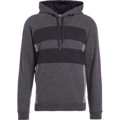 Bluzy męskie: Folk PANEL HOODIE Bluza z kapturem greys