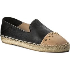Espadryle UNISA - Boyta St Blk/Dusty Softy Ss. Brązowe espadryle damskie Unisa, bez wzorów, ze skóry, bez obcasa, na płaskiej podeszwie. W wyprzedaży za 219,00 zł.