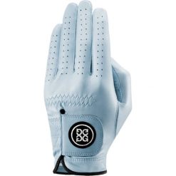 Rękawica golfowa G/FORE. Czerwone rękawiczki damskie G/Fore, bez wzorów, ze skóry. Za 150,00 zł.