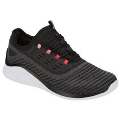Asics Fuzetora Twist 1022A005-001 35,5 Czarne. Czarne buty sportowe damskie marki Asics, bez wzorów, z syntetyku, sportowe, do biegania. W wyprzedaży za 299,99 zł.