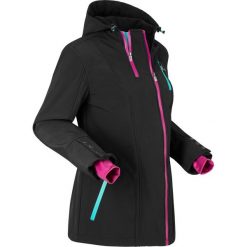 Kurtka softshell ze stretchem bonprix czarny. Czarne kurtki damskie bonprix, bez wzorów, z softshellu, bez kaptura. Za 189,99 zł.