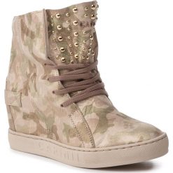 Sneakersy CARINII - B4392 L59-000-000-B88. Brązowe półbuty damskie Carinii, bez wzorów, ze skóry, bez obcasa, na obcasie, bez zapięcia. W wyprzedaży za 249,00 zł.