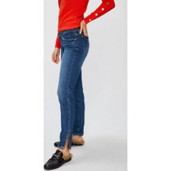 Guess Jeans - Jeansy Marilyn 3 Zip. Niebieskie rurki damskie marki Guess Jeans, z bawełny, z obniżonym stanem. Za 399,90 zł.