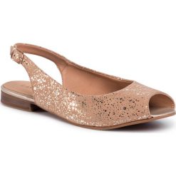 Sandały LASOCKI - RST-035-05 Beige. Brązowe klapki damskie Lasocki, bez wzorów, ze skóry, bez obcasa. Za 129,99 zł.