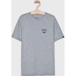 Vans - T-shirt dziecięcy x Harry Potter. Szare t-shirty chłopięce Vans, z nadrukiem, z bawełny, bez rękawów. Za 129,90 zł.