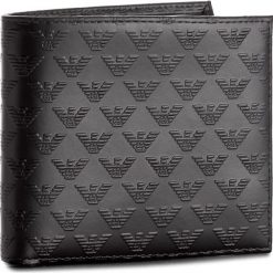 Portfele męskie: Duży Portfel Męski EMPORIO ARMANI – YEM122 YC043 80001 Black