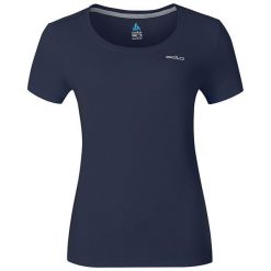 Odlo Koszulka s/s crew neck MAREN granatowa r. S. Czarne topy sportowe damskie marki Odlo, s. Za 149,95 zł.