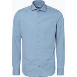 Profuomo - Koszula męska, niebieski. Niebieskie koszule męskie Profuomo, m, bez wzorów, z jeansu, eleganckie, bez kołnierzyka, bez rękawów. Za 579,95 zł.