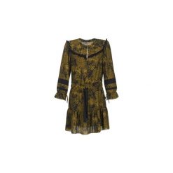 Sukienki krótkie Maison Scotch NOONPL. Zielone sukienki damskie marki Maison Scotch, s, bez wzorów, bez kołnierzyka, z krótkim rękawem, krótkie, mini. Za 639,20 zł.