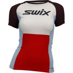 Swix koszulka damska RaceX 40806.99992, M biała/czerwona. Czerwone koszulki damskie termoaktywne Swix, m, bez wzorów. Za 199,00 zł.
