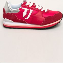 Trussardi Jeans - Buty. Białe buty sportowe damskie Trussardi Jeans, bez wzorów, z jeansu, sportowe. Za 519,90 zł.