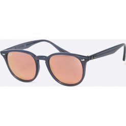 Ray-Ban - Okulary. Niebieskie okulary przeciwsłoneczne damskie marki Ray-Ban, owalne. W wyprzedaży za 449,90 zł.