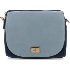 Bessie London torebka damska crossbody niebieska. Niebieskie torebki klasyczne damskie Bessie London, bez wzorów, bez dodatków. Za 169,00 zł.