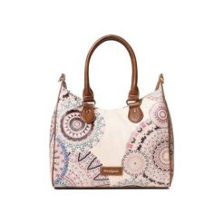 Desigual Torebka Bols S.T.A.Y. Leeds, Beżowa. Brązowe torebki klasyczne damskie Desigual, bez wzorów, bez dodatków. Za 299,00 zł.