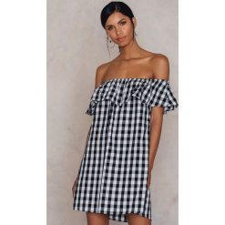 Sukienki hiszpanki: Glamorous Sukienka Bardot Swing – Black,White,Multicolor