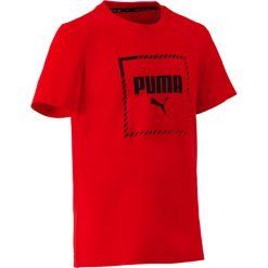 Koszulka do gimnastyki dla dzieci. T-shirty chłopięce Puma, bez wzorów, bez rękawów. Za 39,99 zł.